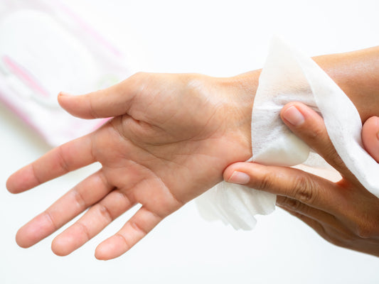 branded hand wipes