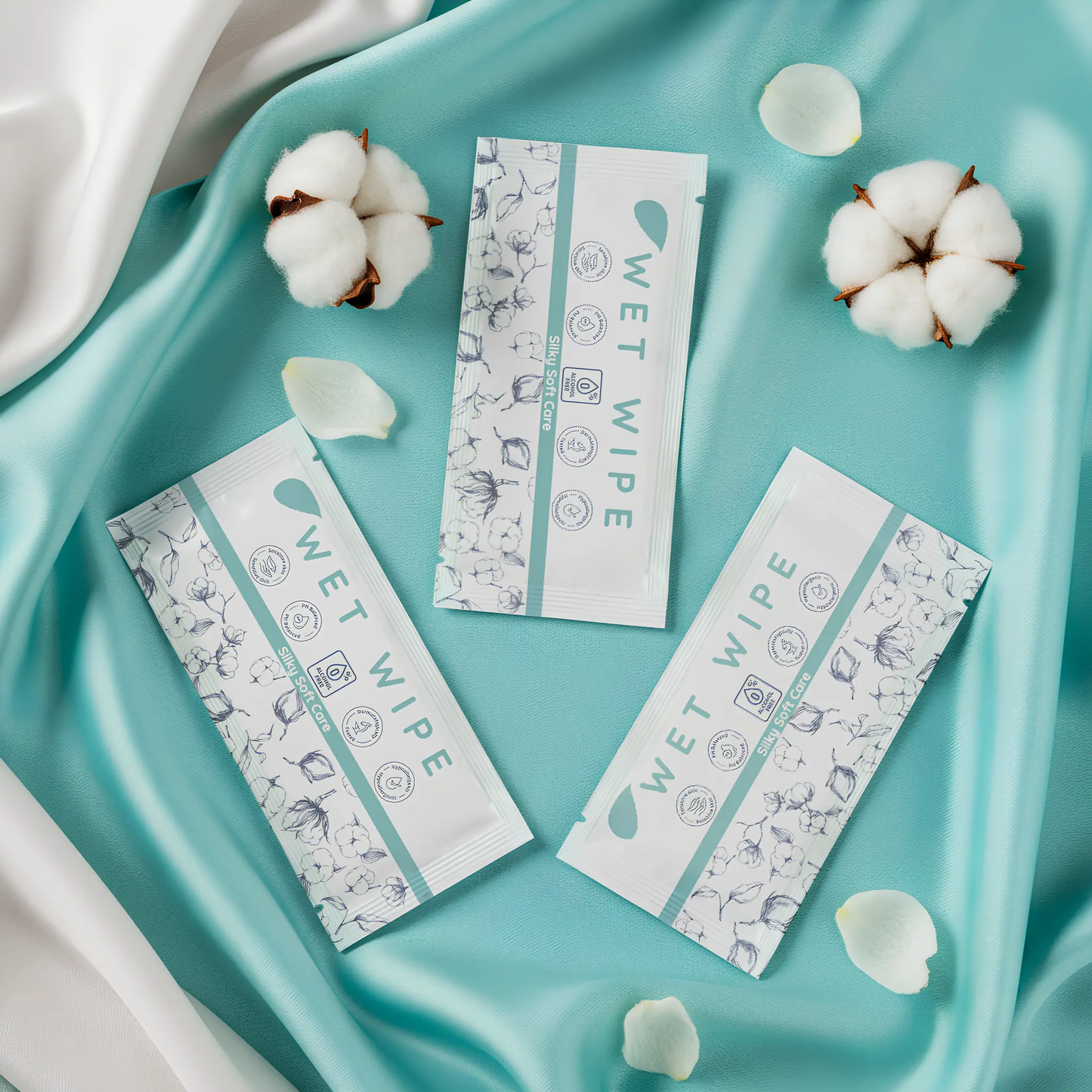 custom branded single use wet wipes for restaurants and hotels