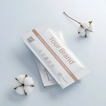 custom branded single use wet wipes for restaurants and hotels