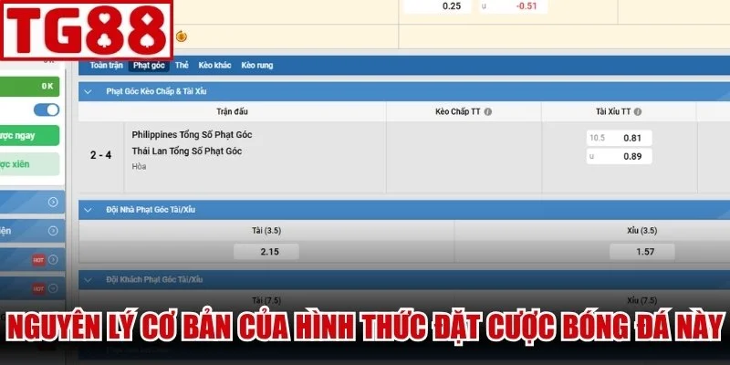 Nguyên lý cơ bản của hình thức đặt cược bóng đá này